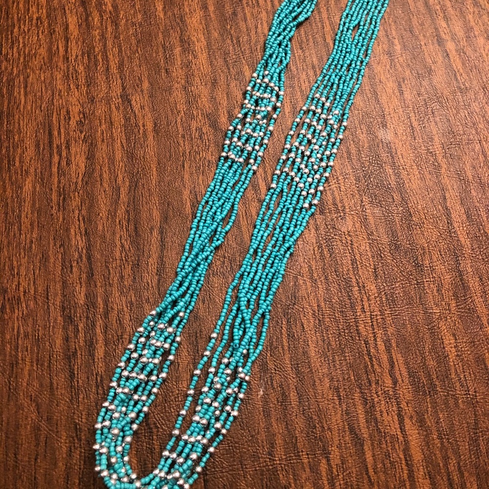 Multi-Layer Necklace - Blue